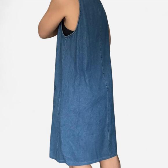 Denim cat apron dress - Picture 3 of 8